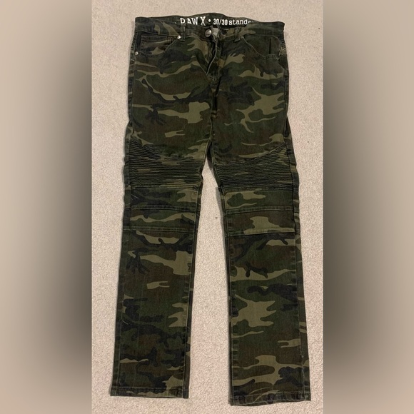 Men’s skinny stretch camo jeans - Picture 1 of 4